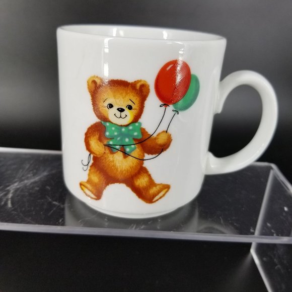 Vintage Reutter Child Kid Feeding Dish Set 3 Teddy Bears Red Porcelain Germany - Picture 5 of 12